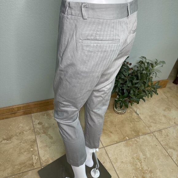Urban Outfitters BDG Gray Herringbone Capris Sz 6 - Picture 6 of 15